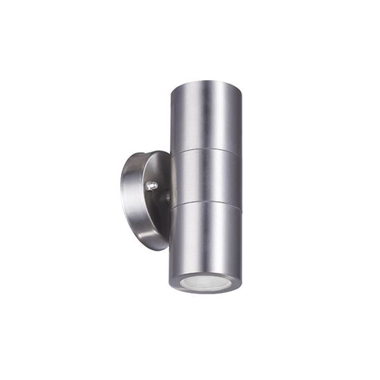 Ambius 2x 7Watt Up/Down Wall Light Stainless Steel